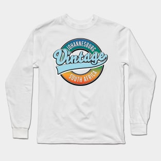 Johannesburg South Africa vintage logo Long Sleeve T-Shirt